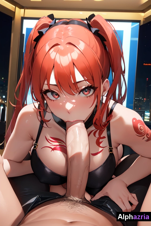 (masterpiece, best quality, 8k, highly detailed, highres, ultra-detailed, perfect eyes),(1girl, 1boy, hetero, penis, fellatio, oral, solo focus, pov:1.1),(25 years old skinny asian chinese woman:1.1),(adult:1.1),(pigtails red hair:[1:1.1:0.2]),gold eyes,(modern tattoos)  BREAK (public disgrace,freeuse,submissive,las vegas,night club orgy ,buttplug, mini shirt, tankini, fishnets,heels:1),<lora:blowjob_pov:0.6@0,0@0.05><lora:add_details:0.8><lora:breast_size_slider:0.4@0,0@1>