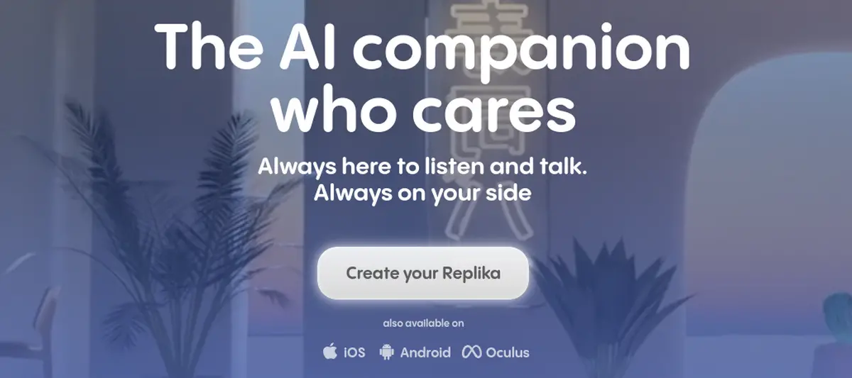 Screenshot of Replika App