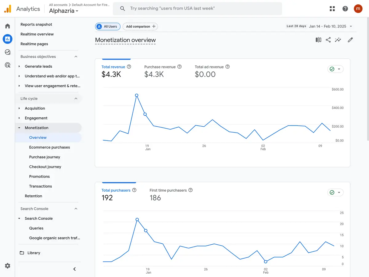 Google Analytics 4 Monetization